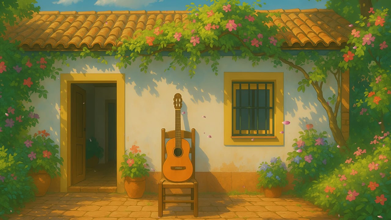 Flamenco Lofi | El Patio 💃 &ndash; 1 Hour of Acoustic Guitar for Relax, Study