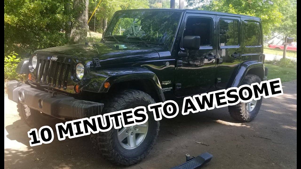Jeep JK Side Step Removal | First 5 Cheap Mods for JK