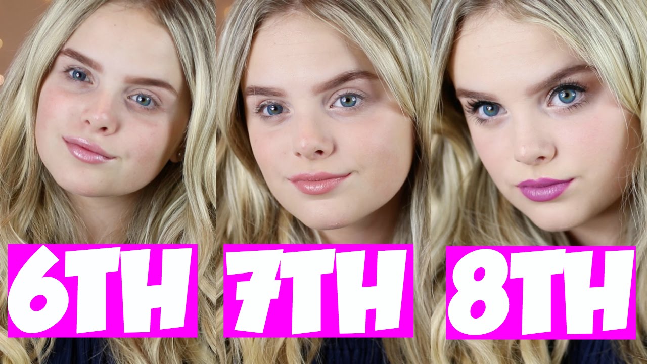 BACK TO SCHOOL MAKEUP! 6TH, 7TH & 8TH GRADE!!!!