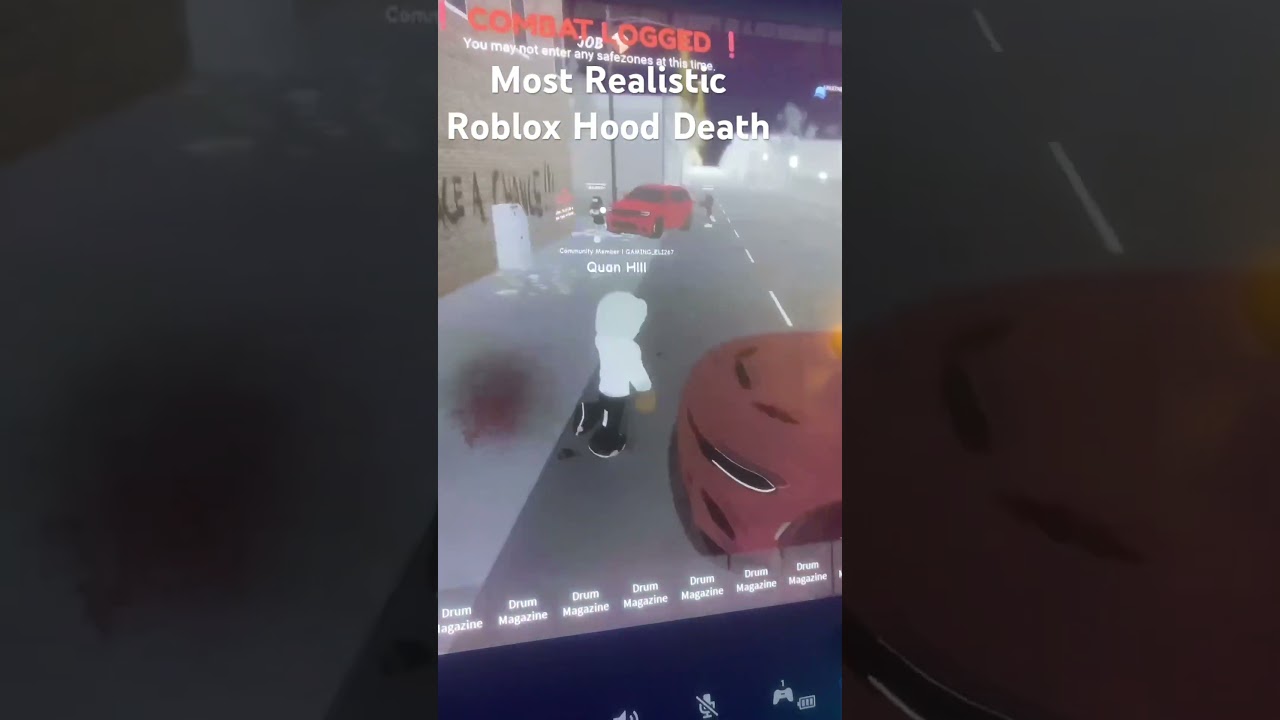 Most Realistic Roblox Death      Game name south Bronx the trenches #rap #music #roblox #southbronx