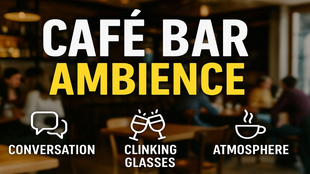Bulgarian Caf&eacute; Ambience in Sofia &ndash; Conversations and Clinking Glasses (ORTF Stereo Recording)