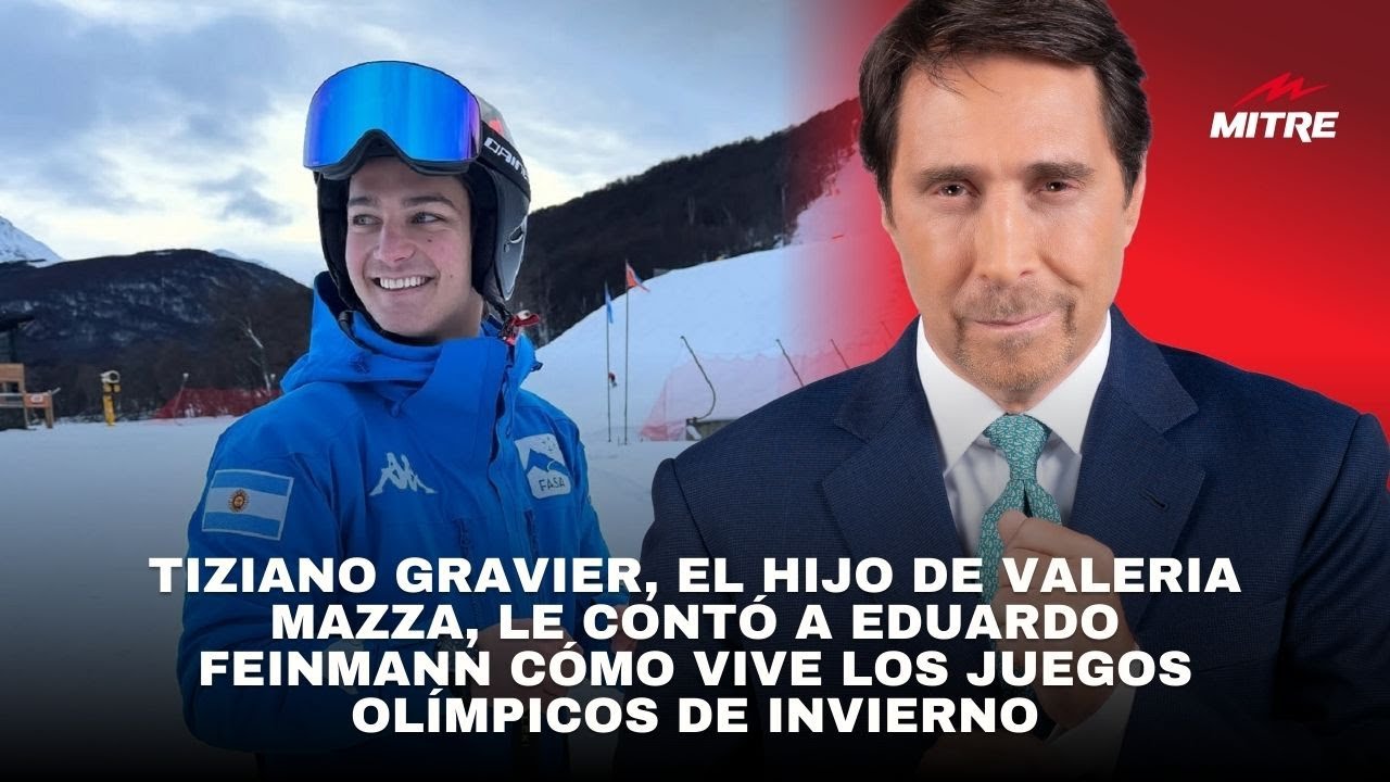 Tiziano Gravier le contó a Eduardo Feinmann cómo vive los Juegos Olímpicos de Invierno