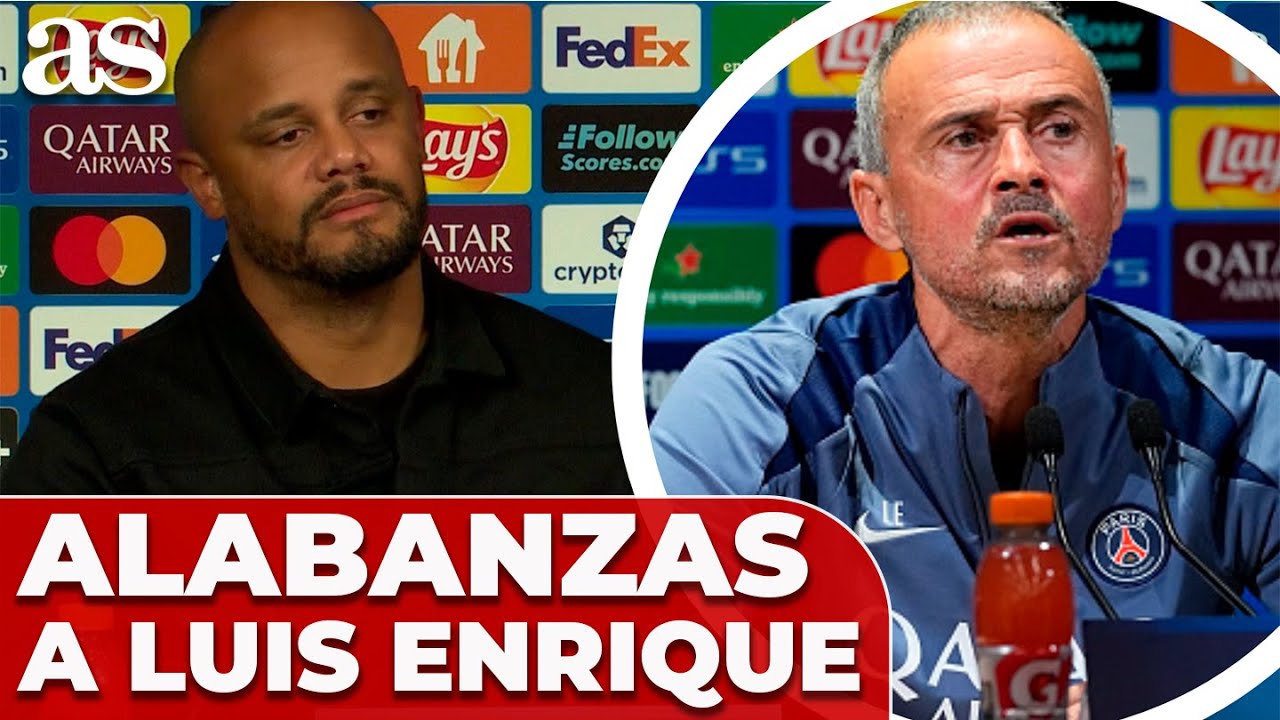 KOMPANY cuenta una GRAN VERDAD de LUIS ENRIQUE y deja en MAL LUGAR a la PRENSA FRANCESA