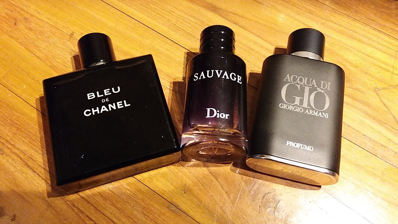 Dior Sauvage Vs Bleu De Chanel(EDT) Vs Acqua Di Gio Profumo