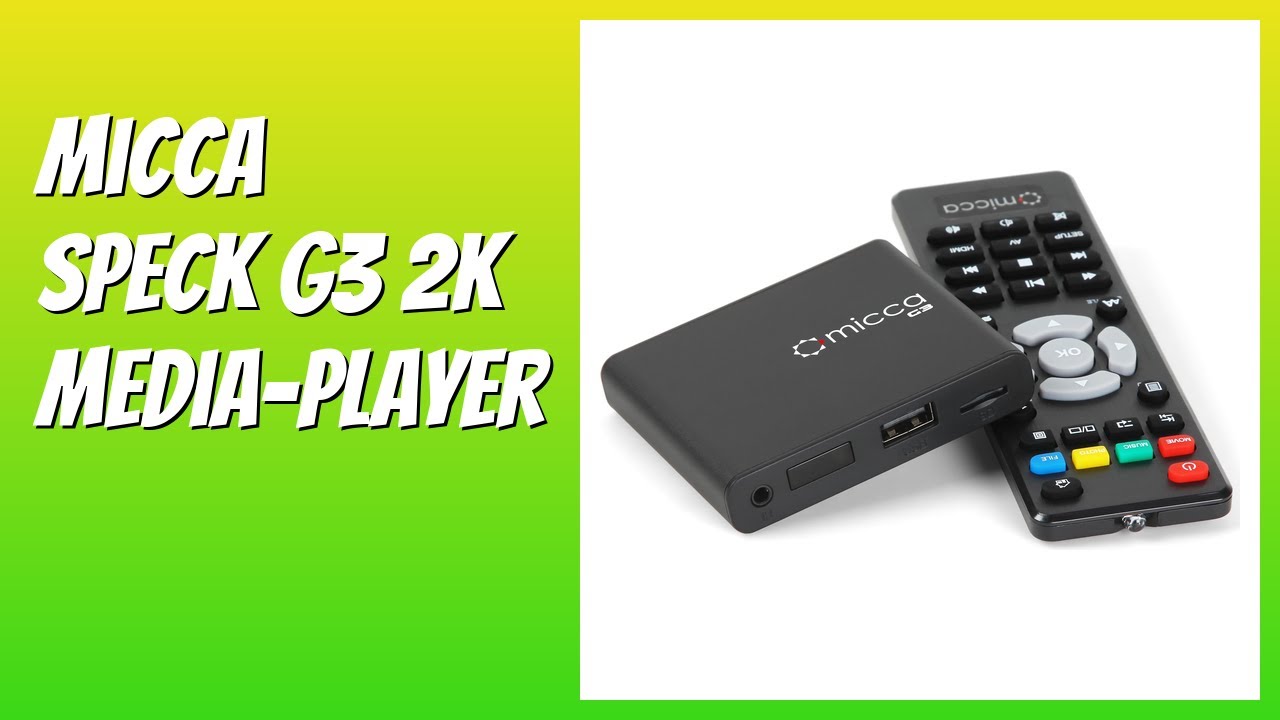 BEWERTUNG (2025): Micca Speck G3 2K Media-Player. WESENTLICHE Einzelheiten