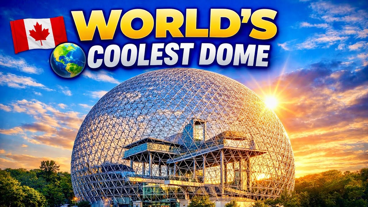 Montreal Biosphere Geodesic Dome 🇨🇦 | Futuristic Architecture in 4K 