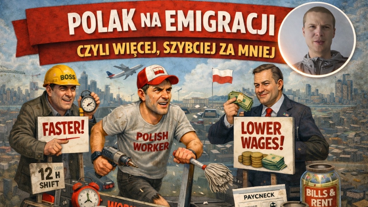 Historie z emigracji - Polak na emigracji czyli więcej szybciej za mniej