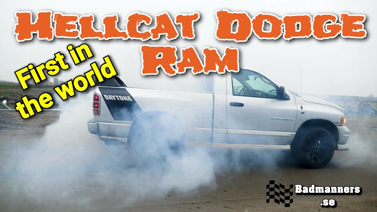 Dodge Ram Hellcat Supercharger - FIRST IN THE WORLD!