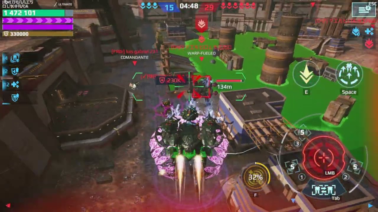 17 MILLION DAMAGE 17 KILLS - WAR ROBOTS