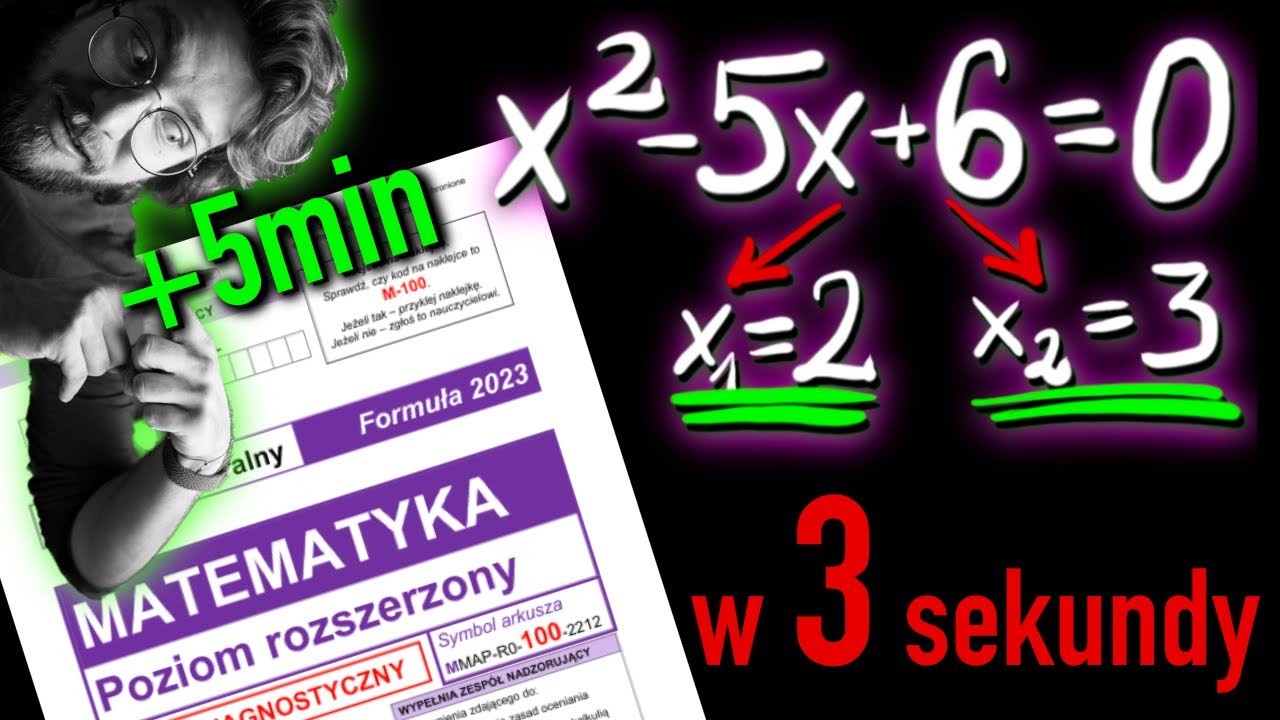 Jak za pomocą wzorów Viete’a odgadywać pierwiastki RÓWNAŃ KWADRATOWYCH❓