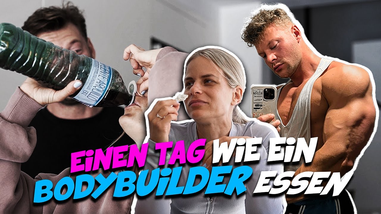 Einen Tag essen wie ein BODYBUILDER in der Wettkampfvorbereitung (hab gekotzt😩)
