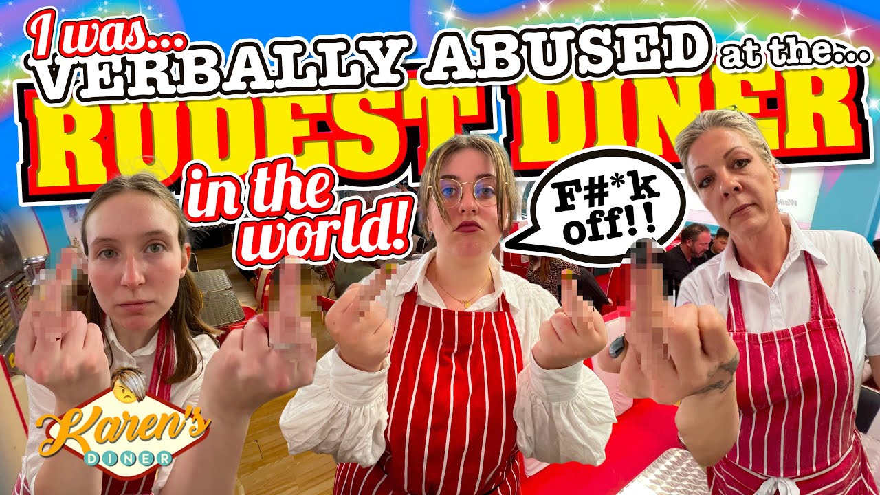 We ate at The RUDEST RESTAURANT DINER in THE WORLD and was VERBALLY ABUSED! Karen's Diner Sheffield
