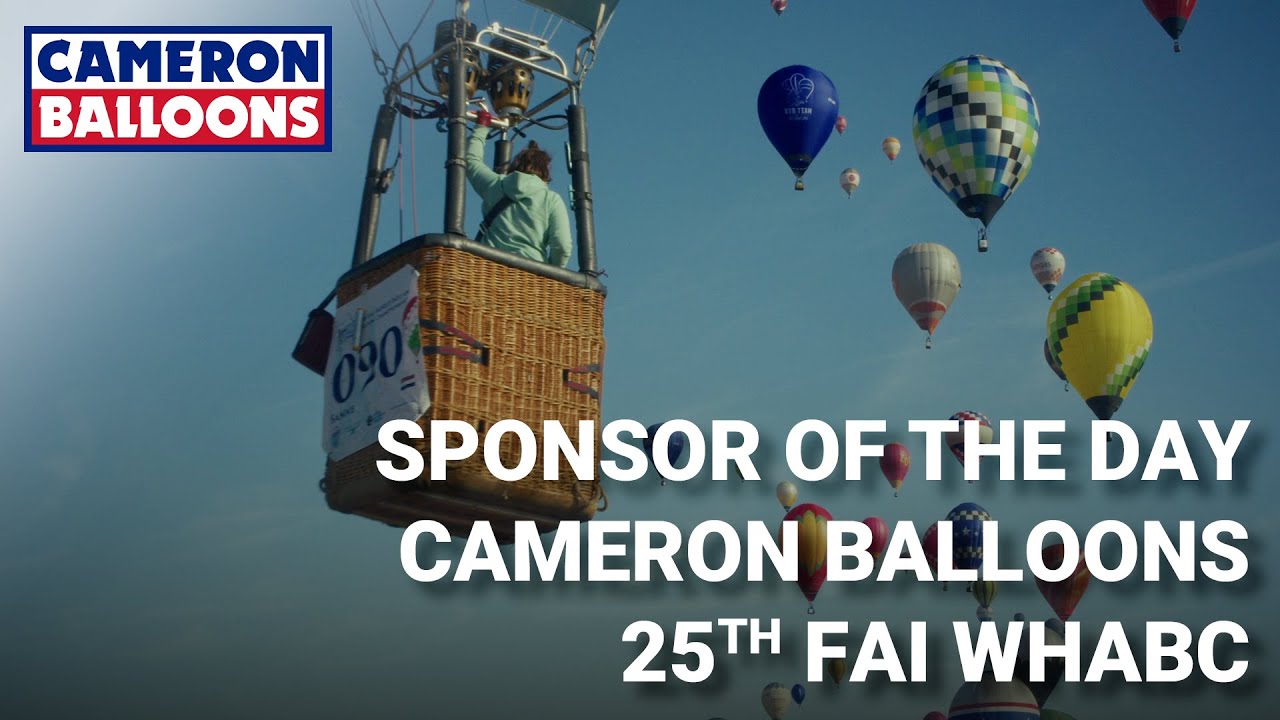 Thomas  KINDERMANN-SCHOEN @ the FAI WHABC 🎈Cameron Balloons US, Sponsor of the Day of FAI Ballooning
