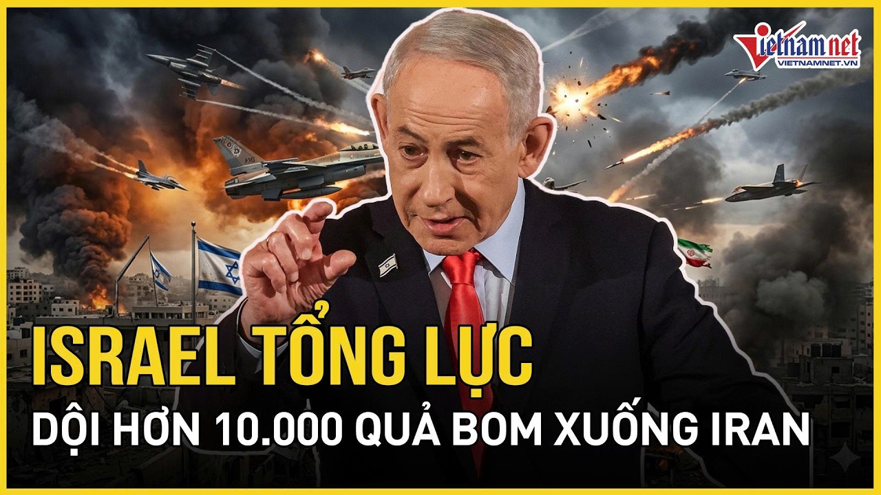 Quá lớn: Israel tổng lực dội hơn 10.000 quả bom “xóa sổ” 5000 lính Iran,F-35 Mỹ cùng 2000 quân đổ bộ