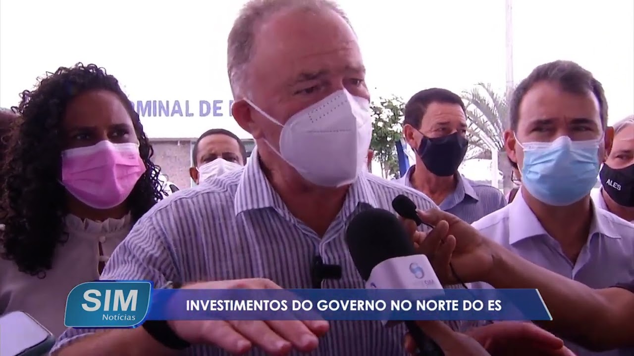 Investimetnos do governo estadual no norte do ES