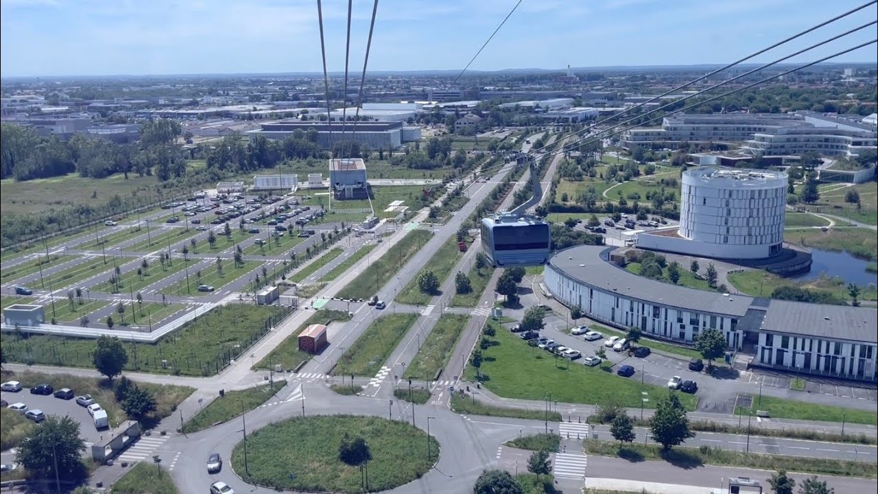 Toulouse : Le téléphérique urbain Téléo fête ses deux ans. Un succès populaire !