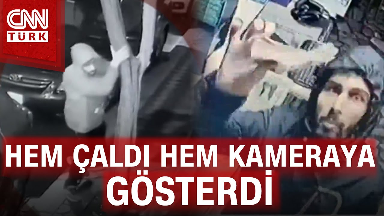 Eczaneyi soyan hırsızı o görüntüler ele verdi
