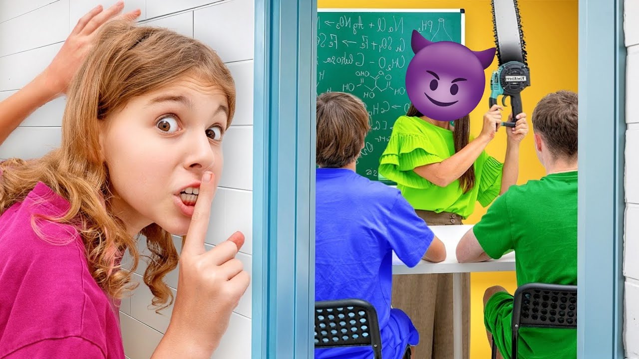 INSEGNANTE CATTIVO! 😈 Scherzi per insegnanti 24 ore su 24! Divertenti situazioni scolastiche