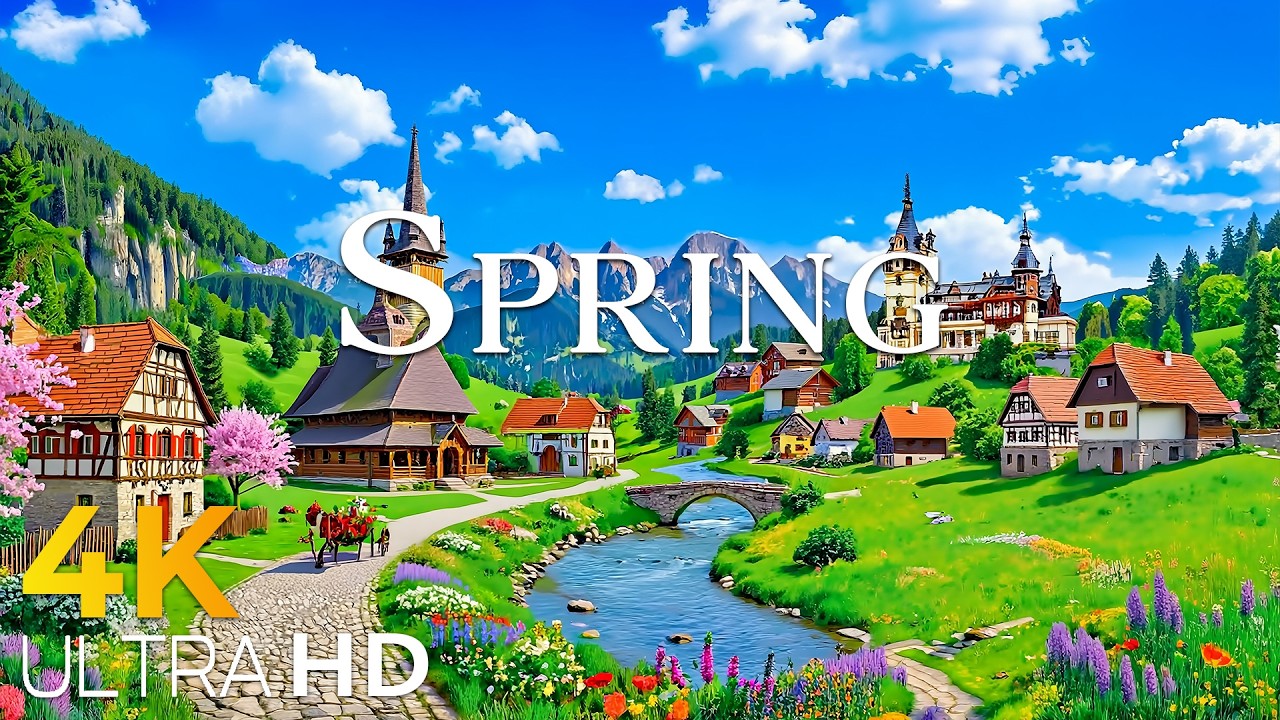 Swiss Landscapes Await Spring 🌿 A Gentle Seasonal Transition 4K