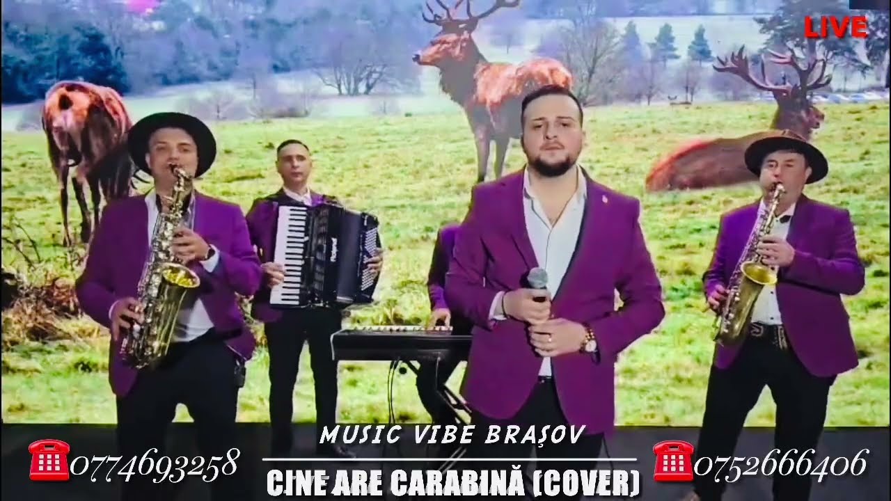 Cine are carabină LIVE 100% || ❌ Formația Music Vibe Brașov (COVER ANDRADA CERNA) NUNȚI ☎️0752666406