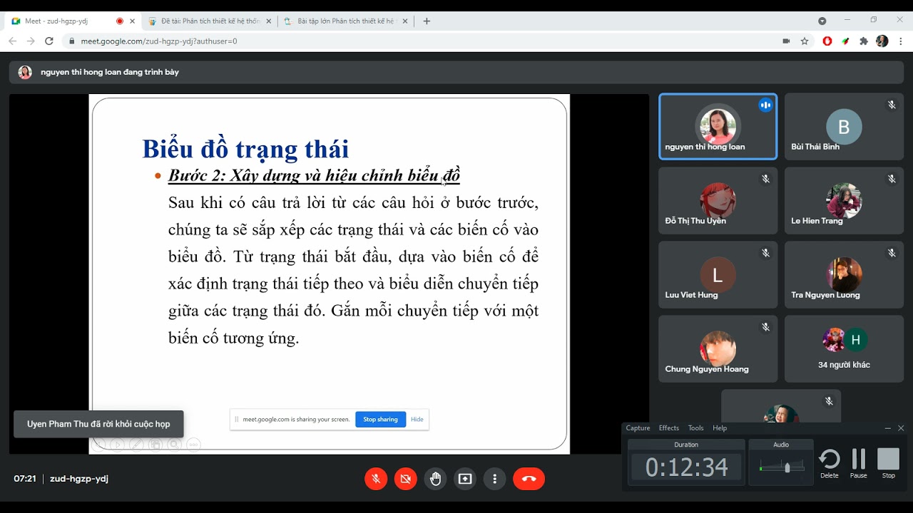BIỂU ĐỒ TRẠNG THÁI