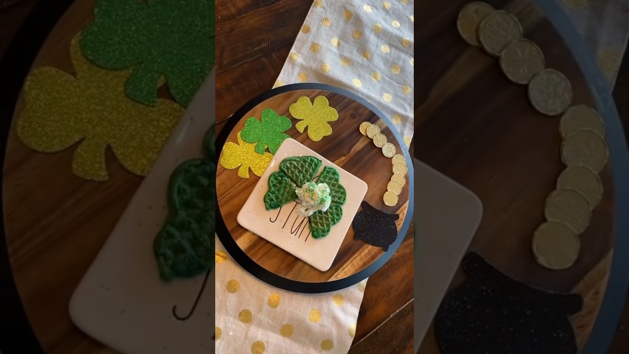 Fun St Patrick&rsquo;s Day Breakfast #crazybusymama #mybreakfast #easyrecipe
