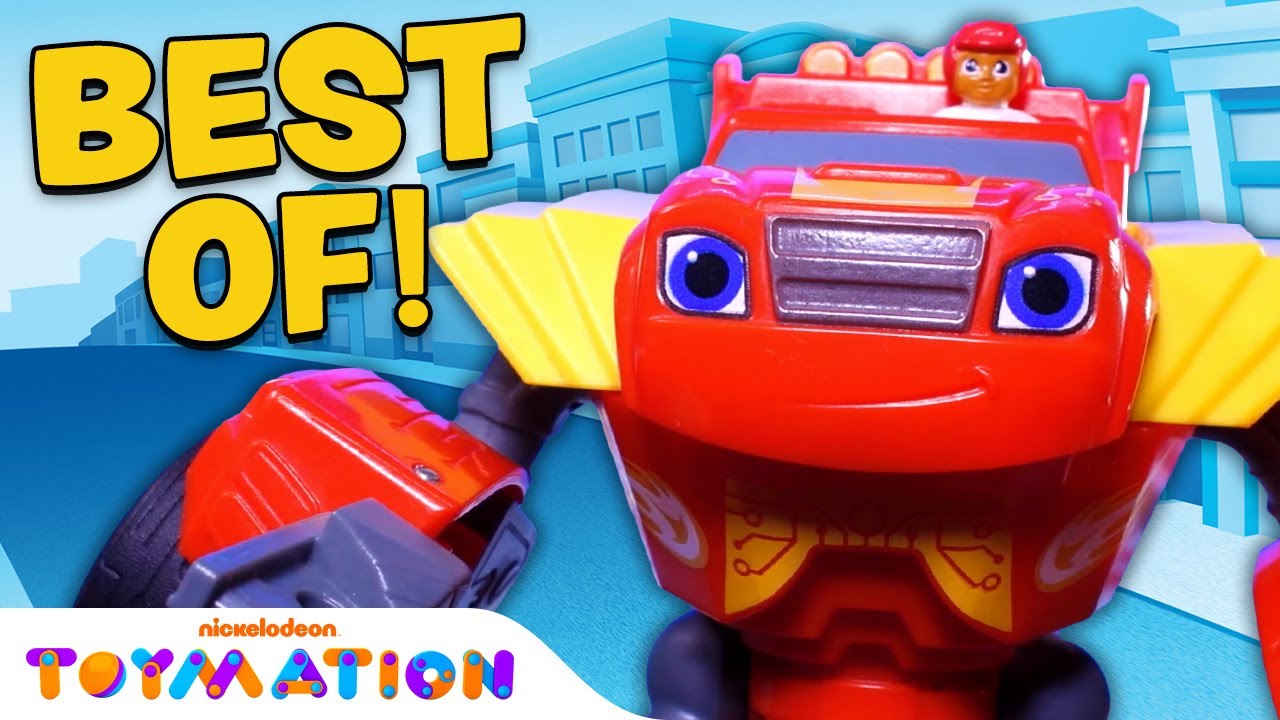 Blaze Robot Power & More Blaze Toy Adventures! | Toymation