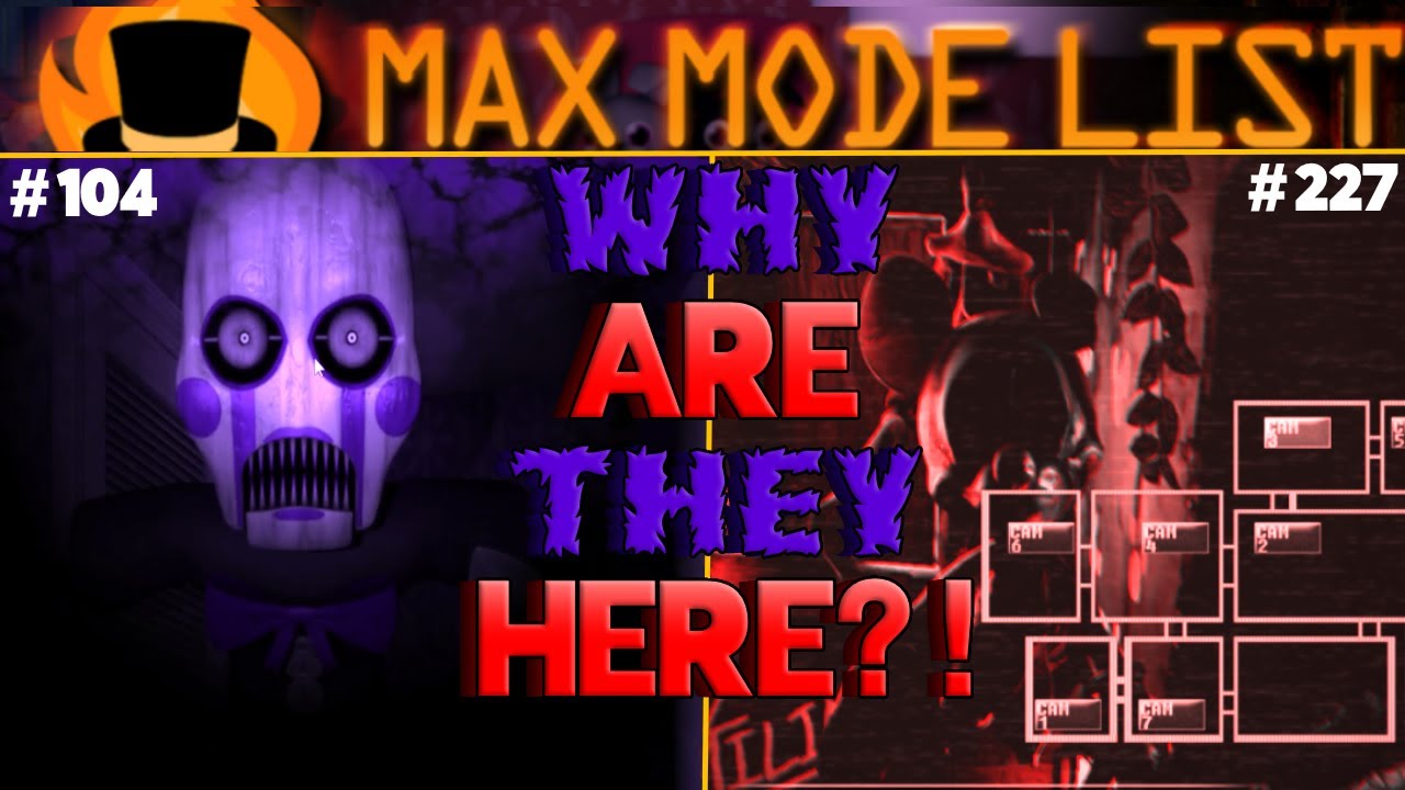 Looking at some Questionable FNAF Max Mode List Placements (MML)