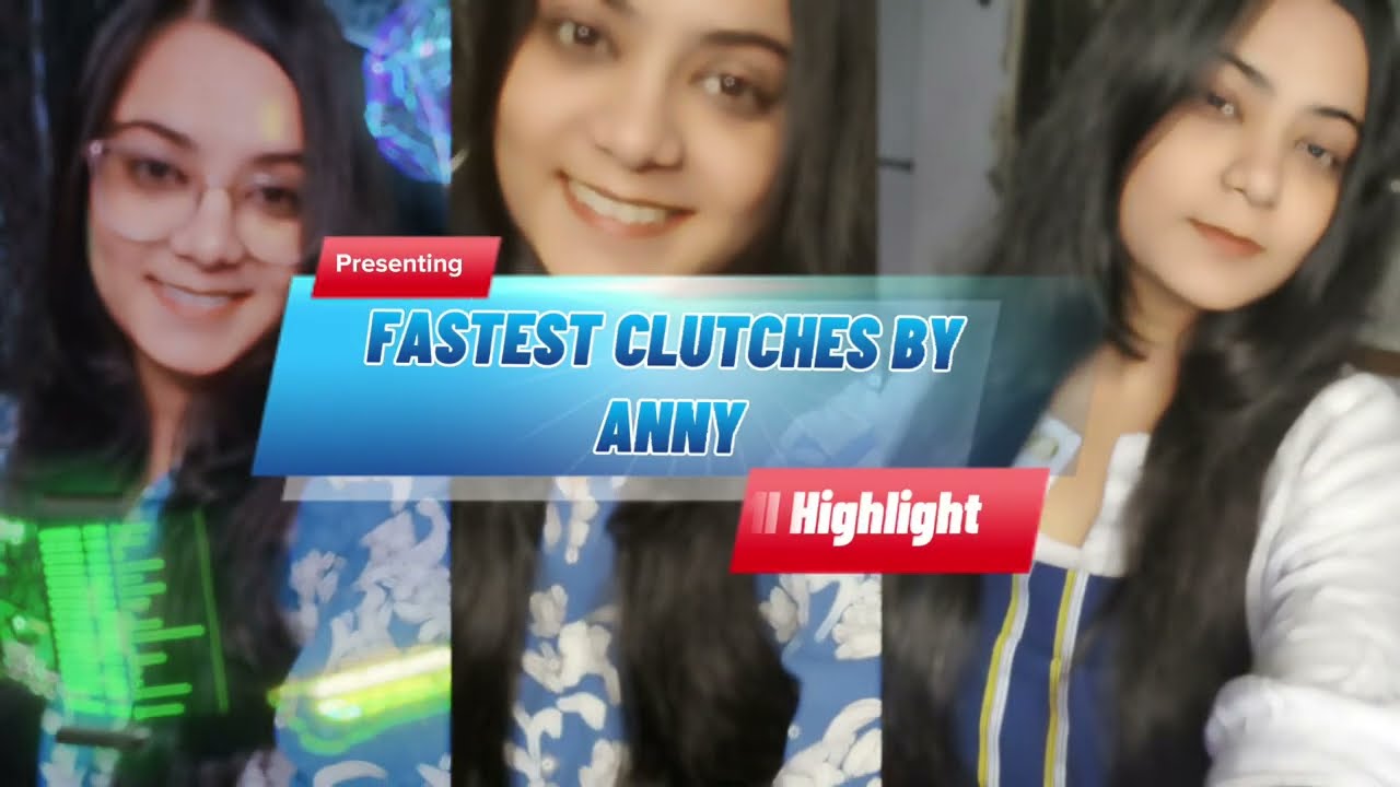 FASTEST CLUTCHES BY ANNY #bgmi #bgmihighlights #girlgamer