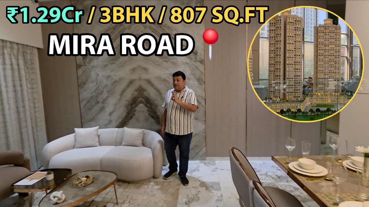 3 BHK Starting at ₹1.29Cr in Mira Road East | Premium 2 & 3 BHK Apartments | Mumbai Real Estate