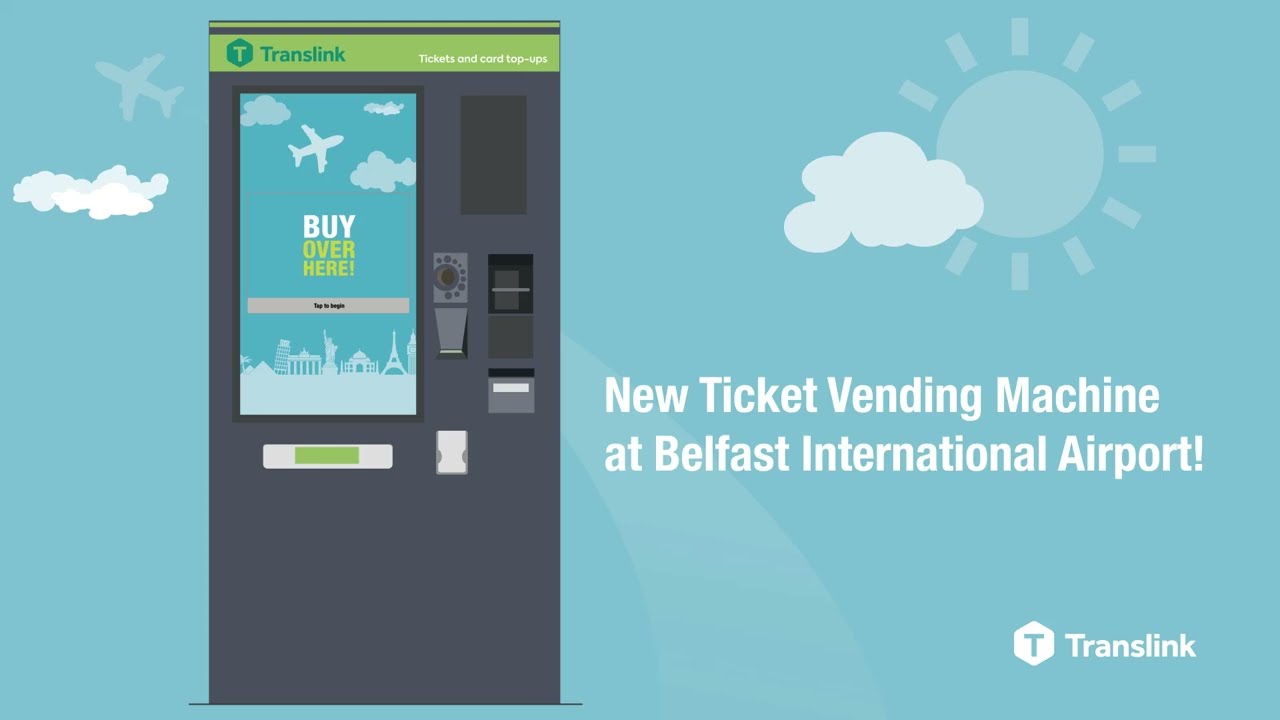 New TVM at Belfast International Airport