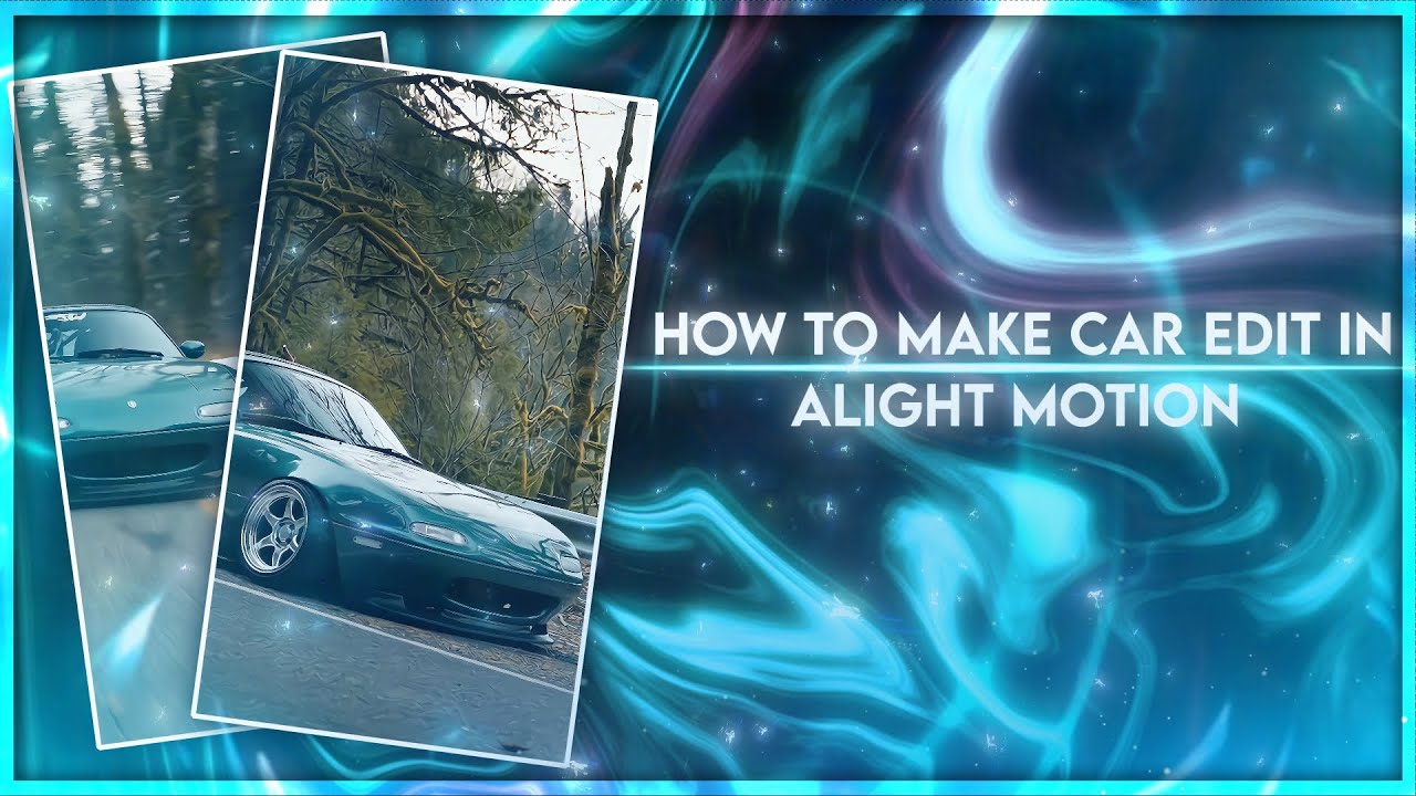 How to make car edit in Alight motion tutorial