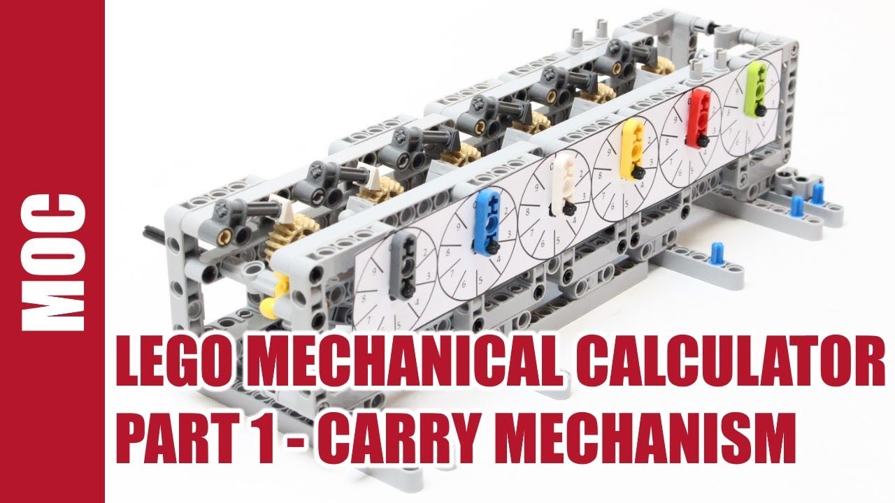 Lego Technic - Mechanical Calculator - Part 1 : Carry Mechanism