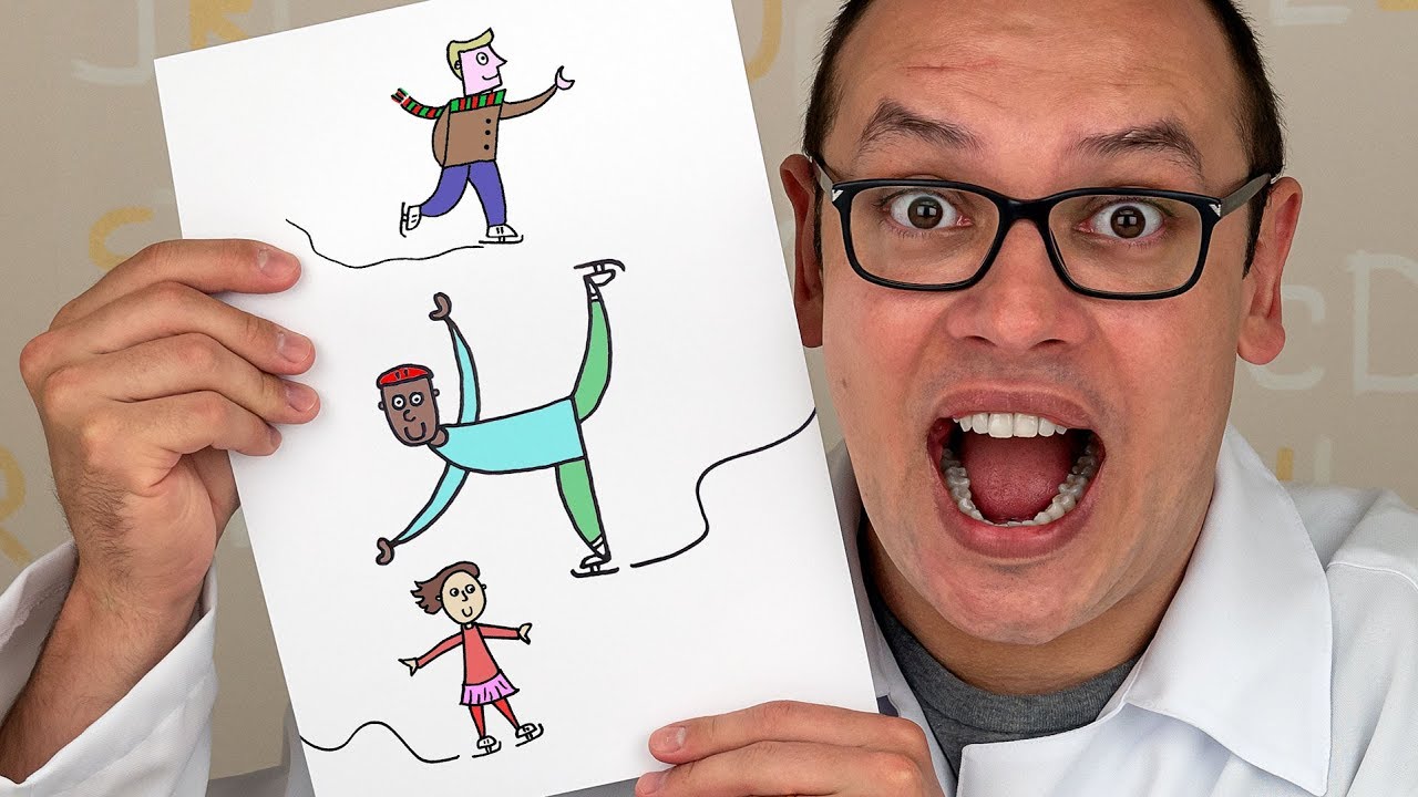 Produção Desenha: Patinadores no Gelo | Learn to Draw Ice Skaters