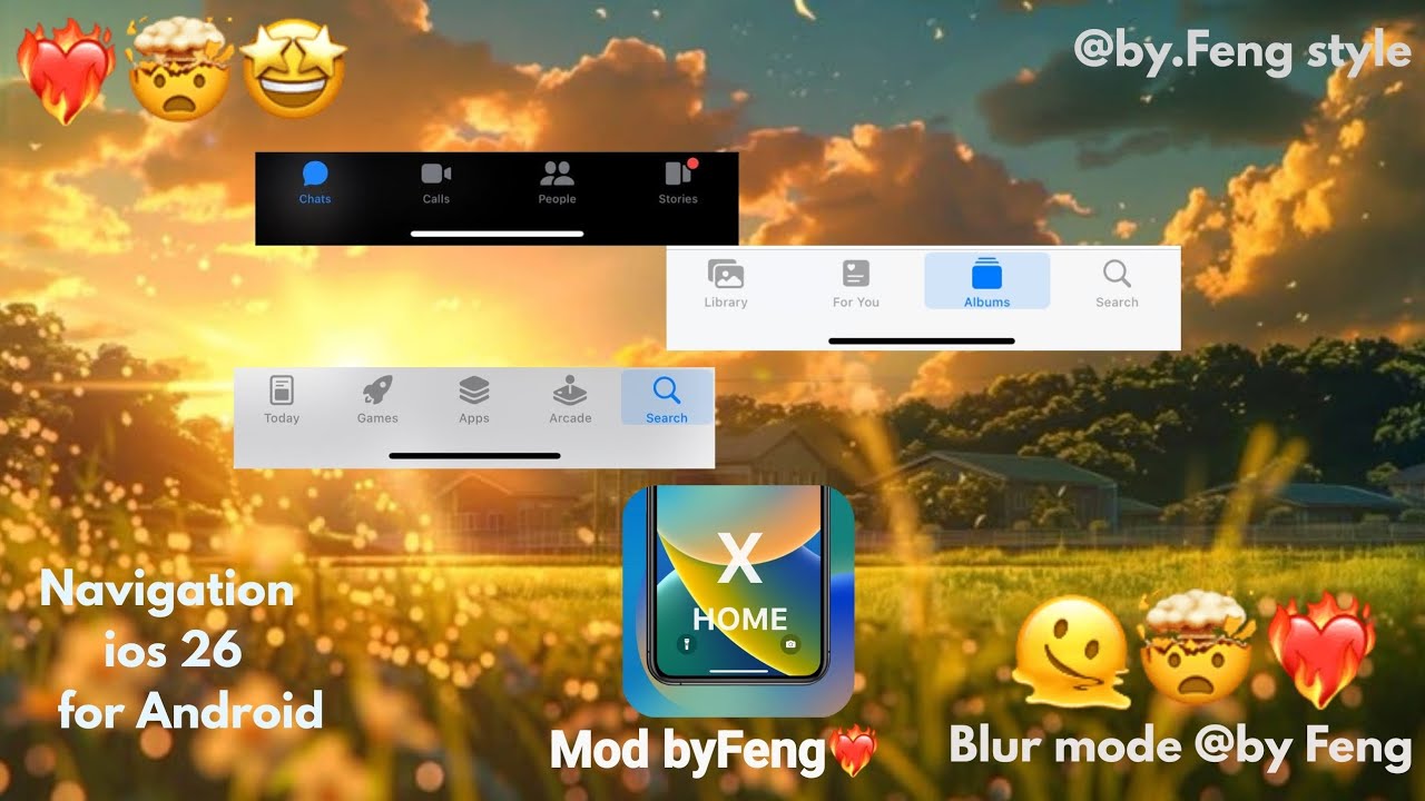 Navigation bar ios 26 for Android | #by_Feng | #internasional | #wow | @by Feng