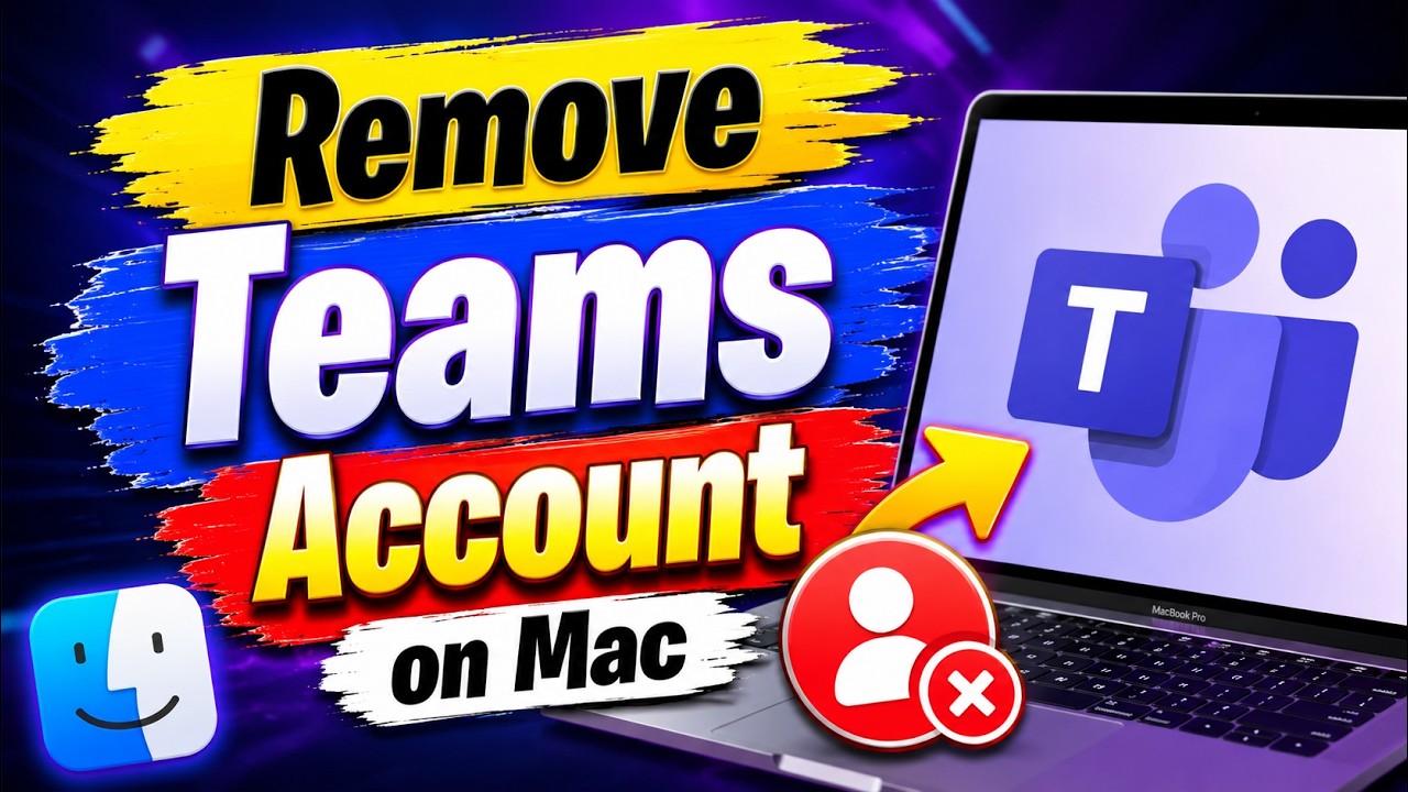 How to Sign Out & Remove Account From Microsoft Teams on Mac | Delete Saved Users Easily