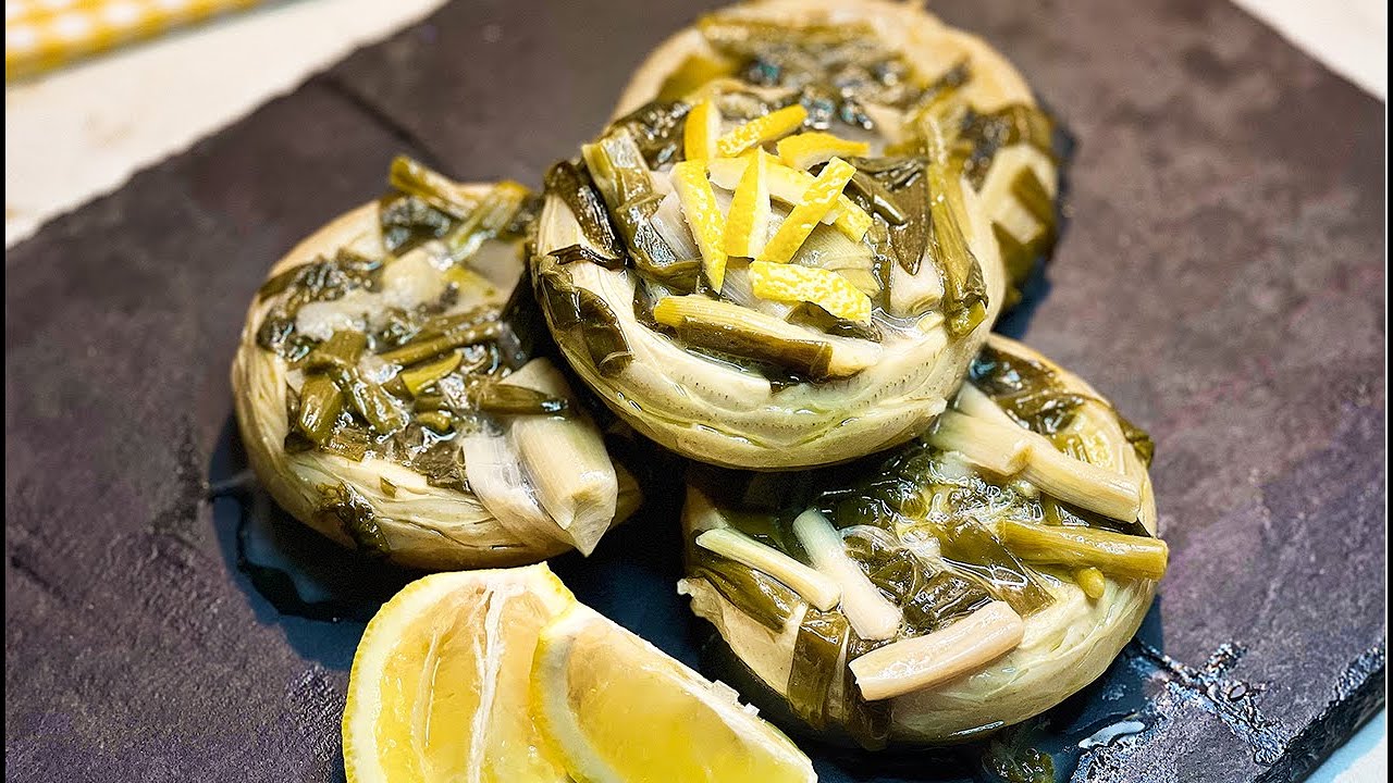 Turkish Artichokes Recipe With Green Onions. Easy, Delicious ! En Basit Ve Lezzetli Enginar Tarifi !