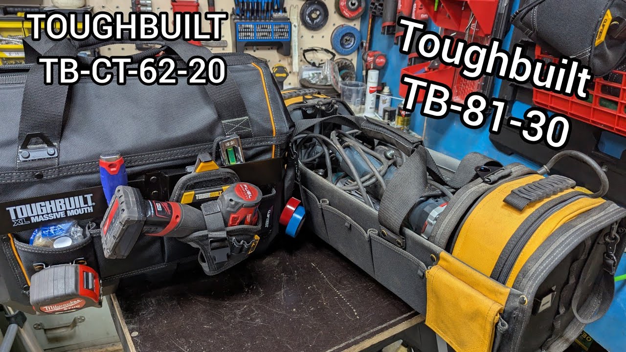 Сумки Toughbuilt, идеальное решение для хранения инструмента домашнего мастера.