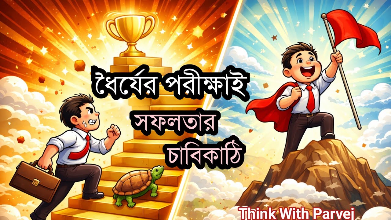 ধৈর্যের পরীক্ষায় সফলতার চাবিকাঠি | মোটিভেশনাল ভিডিও | Bangla motivational video  | Think With Parvej