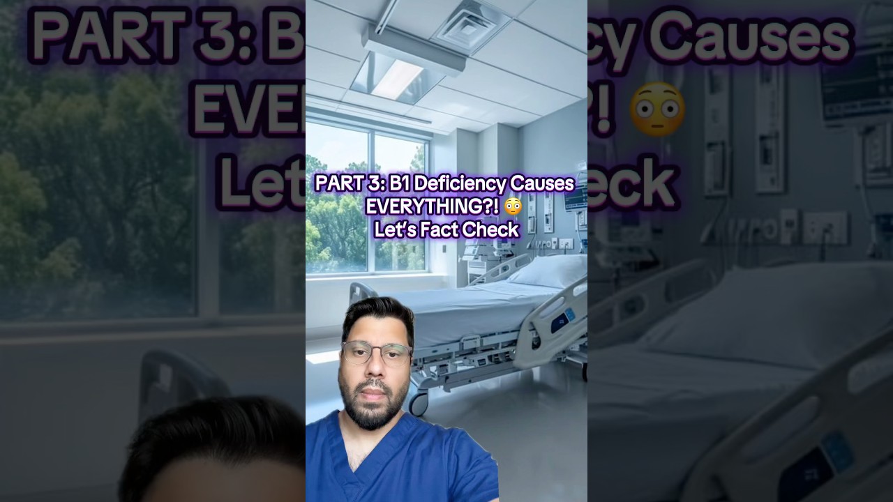 Part 3 = vitamin b1 deficiency causes everything!? #doctor #vitamin #health #nerve #diabetes