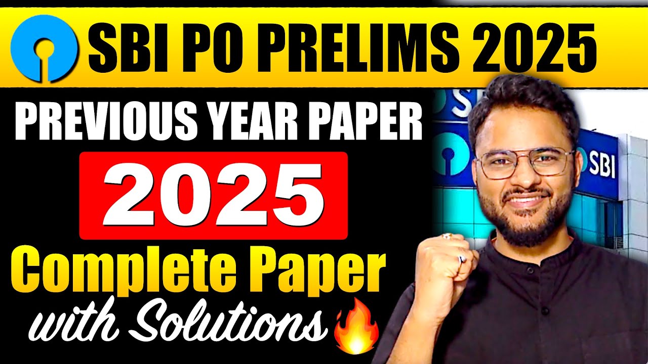 🔥SBI PO PREVIOUS YEAR 'DITTO' PAPER 🥳| Complete English Paper🔥 SBI PO 2025 English