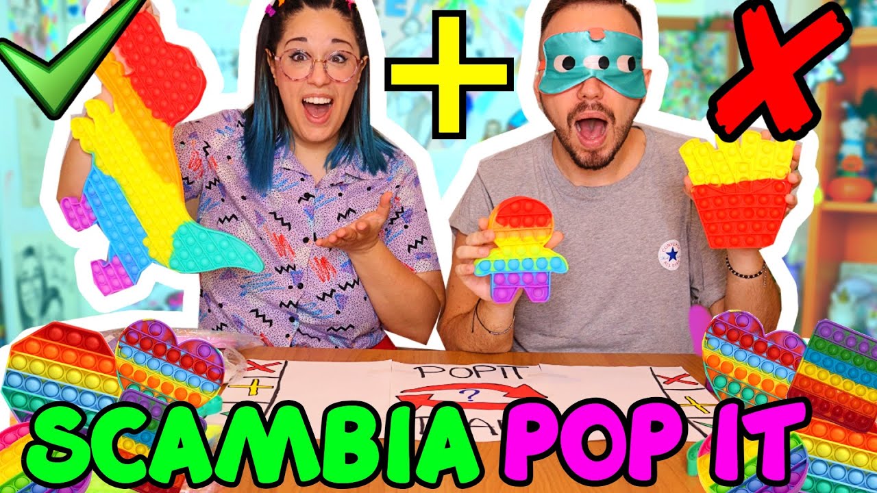 POP IT STRANI lo TIENI o LO SCAMBI CHALLENGE da BENDATO! (POP IT TRADE)