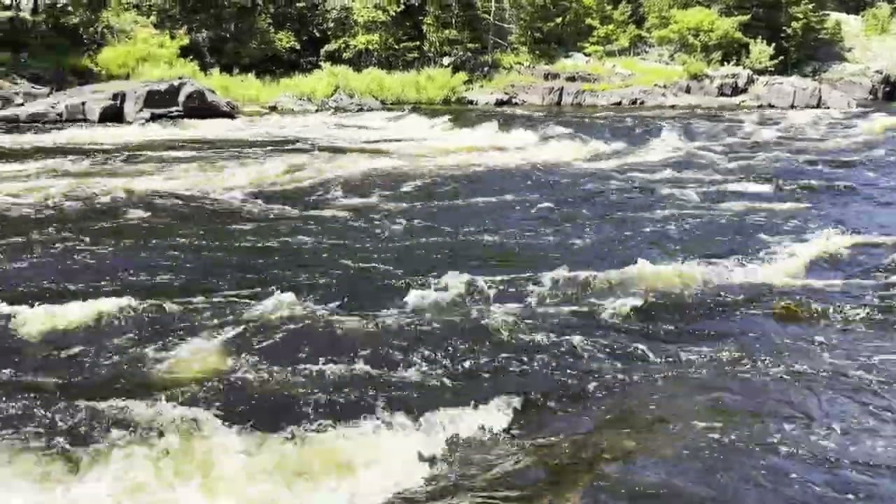 One Minute Relaxing Pemene Falls — Menominee River State Recreation Area
