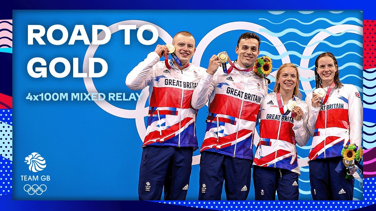 SWIMMING GOLD & NEW WR!!! 🔥 | Mixed 4x100m Medley Relay Team's Road To Gold | Team GB