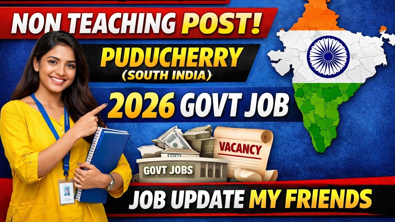 New Vacancy| Non Technical Post | Paducherry| #govtjobs  #jobupdate #2026 #bigupdate #lablock 