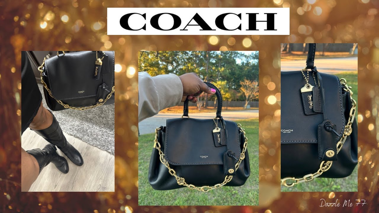 COACH Slouchy Rogue Верхняя ручка🖤🖤✨