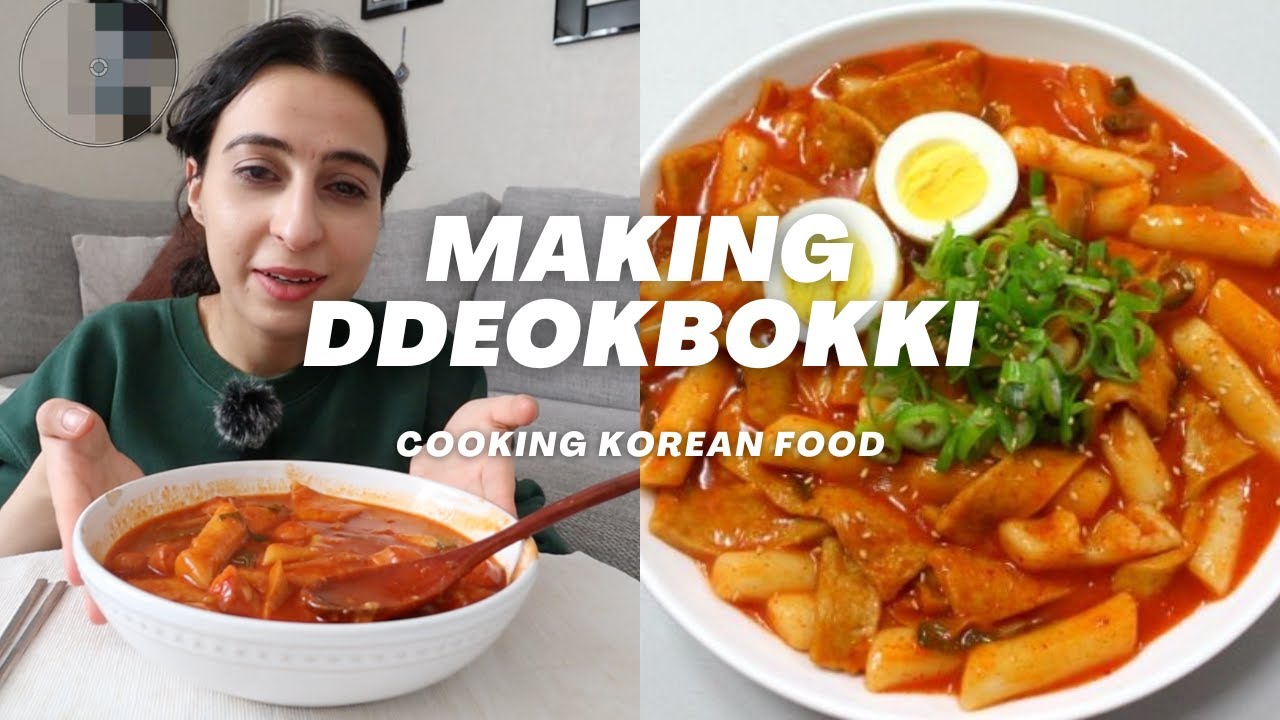 Making Korean ddeokbokki | Drwst krdni 'ddeokbokki' Kory (떡볶이)  ڤلۆگی کوردی