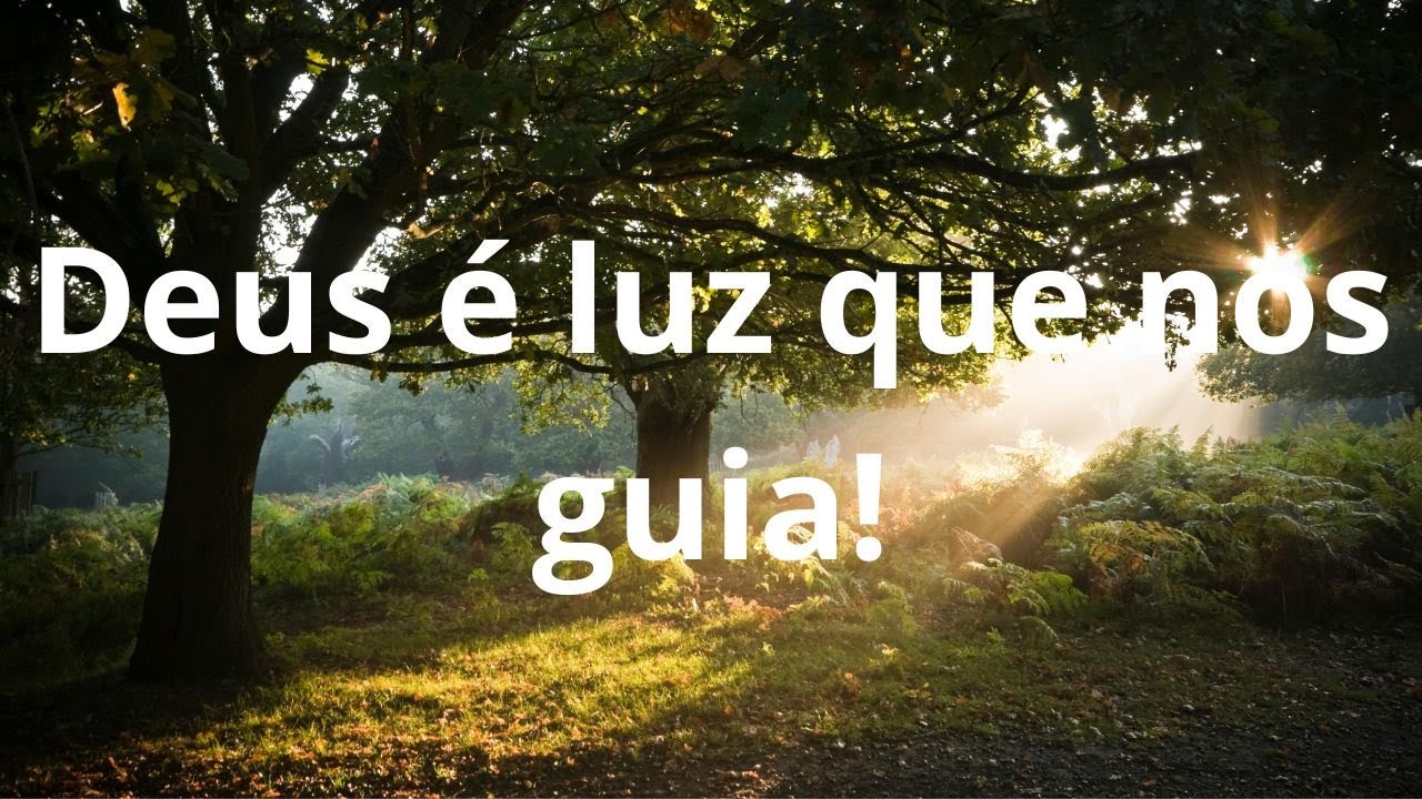 DEUS &Eacute; A LUZ QUE NOS GUIA #Reflex&atilde;oDi&aacute;ria #TempoComDeus #Sil&ecirc;ncioQueCura #Medita&ccedil;&atilde;oCrist&atilde; #AlmaEmPaz
