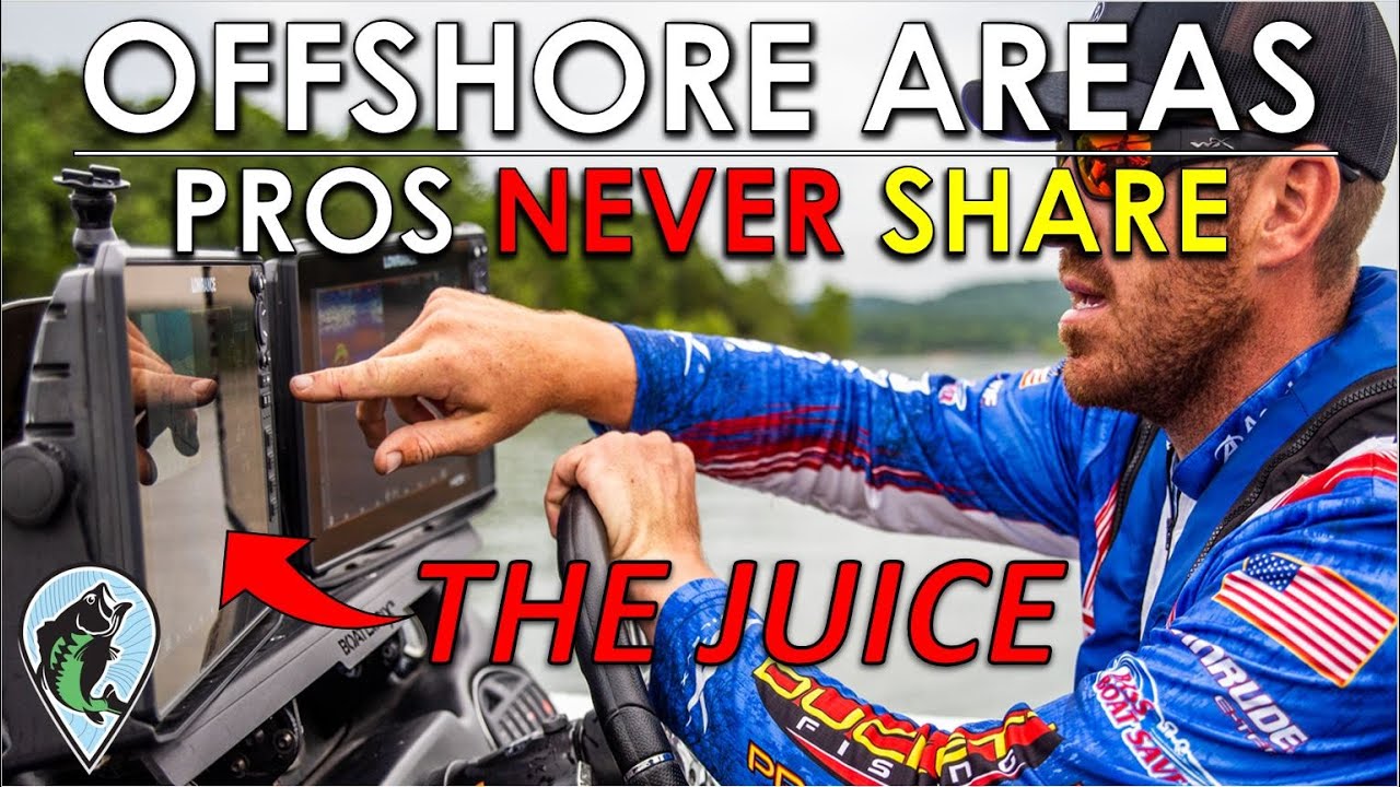Offshore Areas Pros Don&rsquo;t Want You To Know About | Bass Fishing Map Breakdown