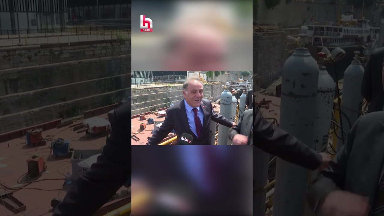 Nuri Aslan, Şehir Hatları Tersanesi'ni ziyaret etti: İmamoğlu olmasaydı burası AVM olacaktı!